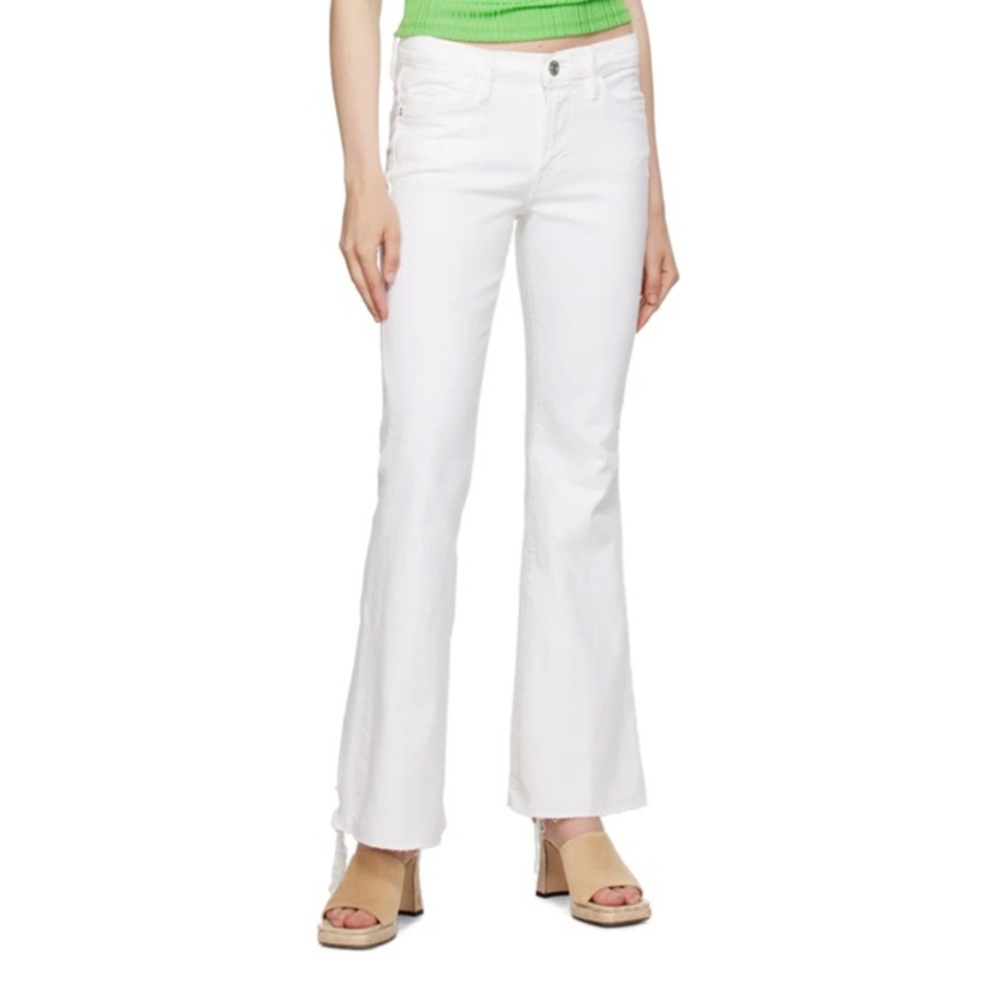 Frame Denim White Le Easy Flare / NWOT / size 25